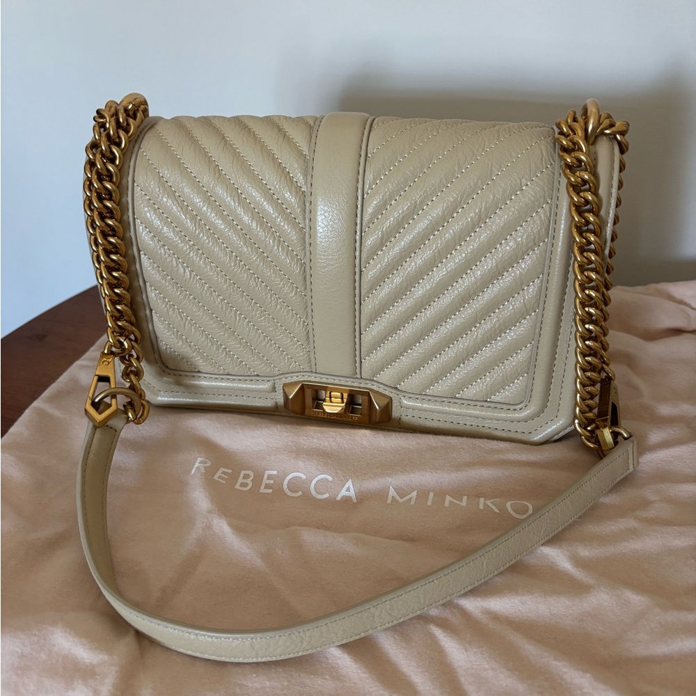 EUC Rebecca Minkoff Quilted Love Shoulder Bag